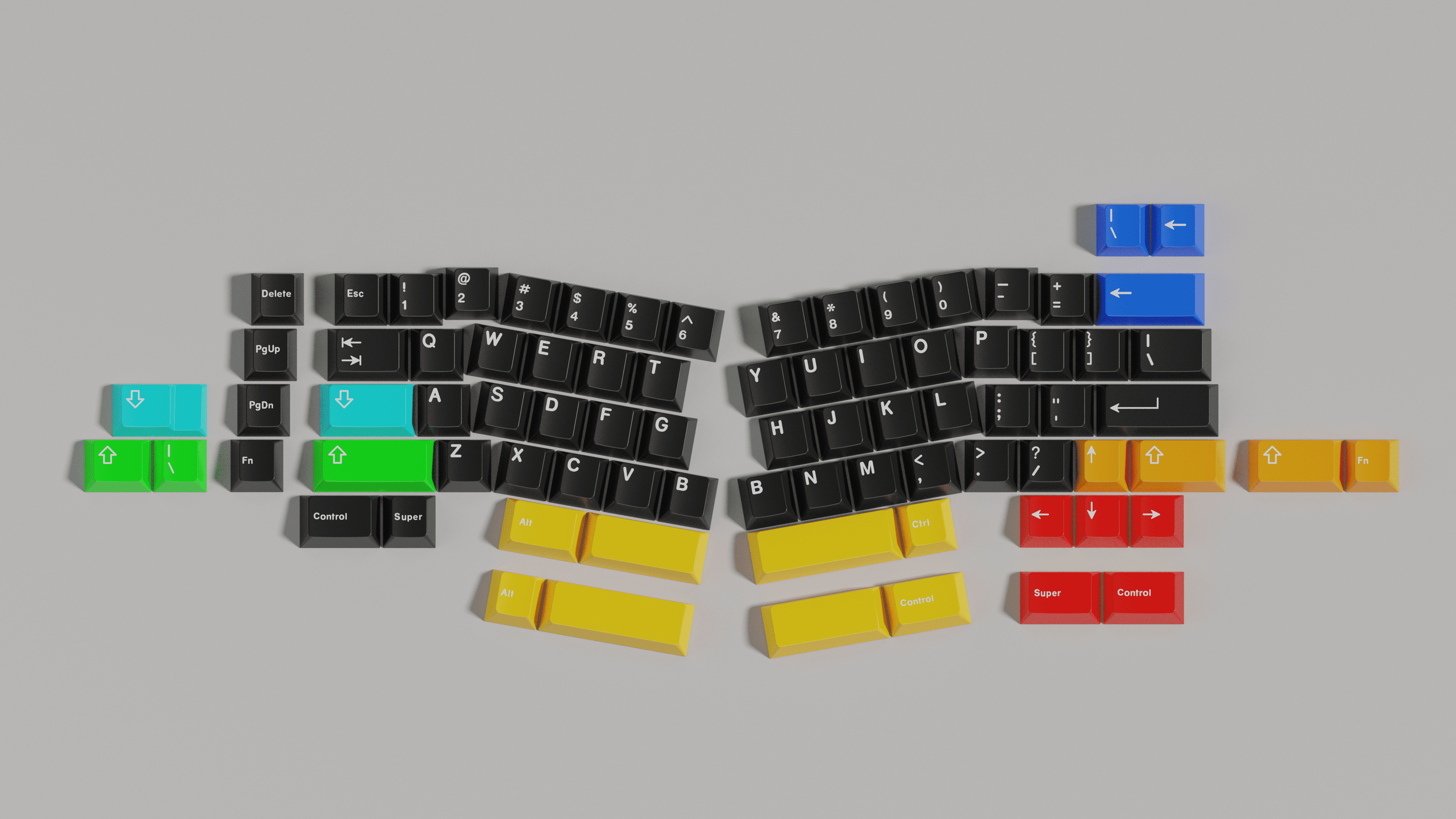 Neo Ergo - Ergonomic ANSI Mechanical Custom Keyboard Kit