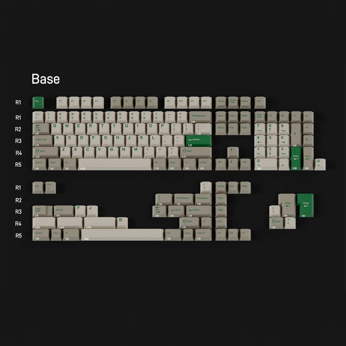 GMK CYL Green Alert Keycaps (Pre-Order)