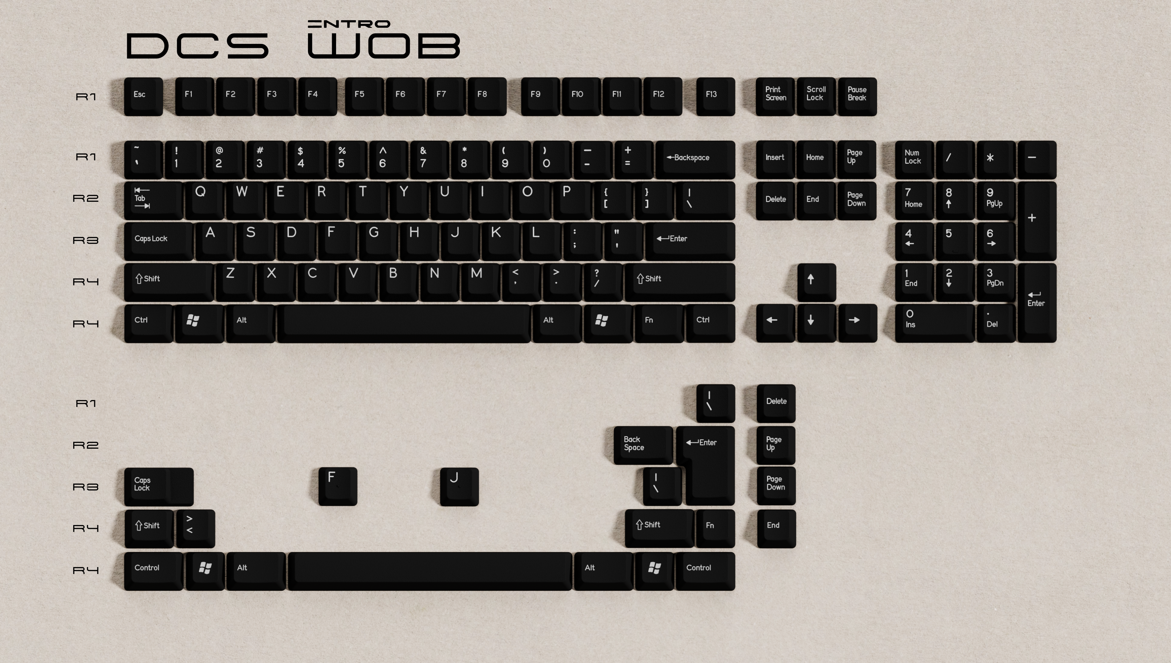 DCS WOB Keycap Set
