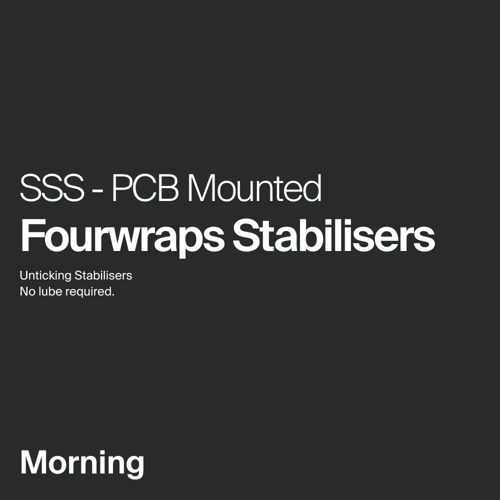 SSS - Fourwraps V2 PCB-Mounted Stabilizers
