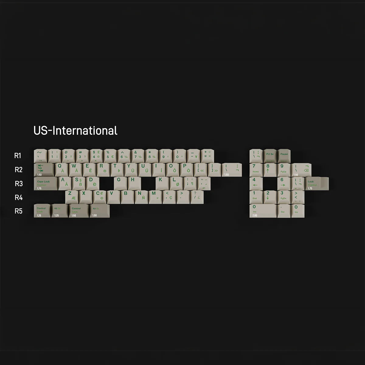 GMK CYL Green Alert Keycaps (Pre-Order)