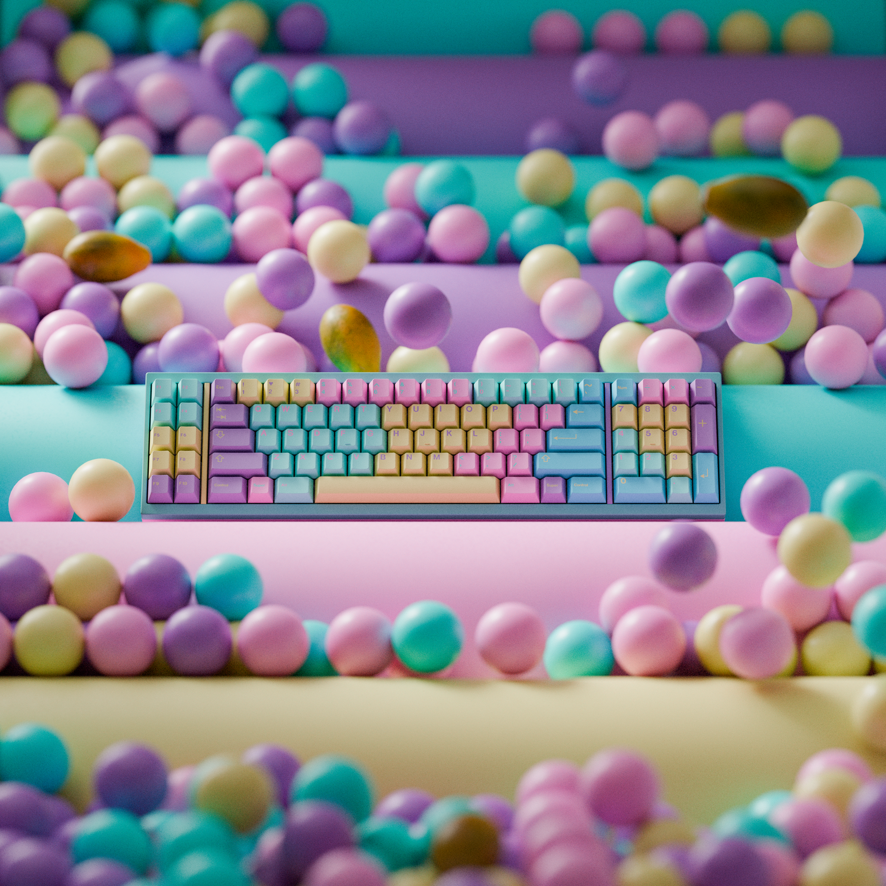 GMK DivinaPapaya Keycaps (Pre-Order)