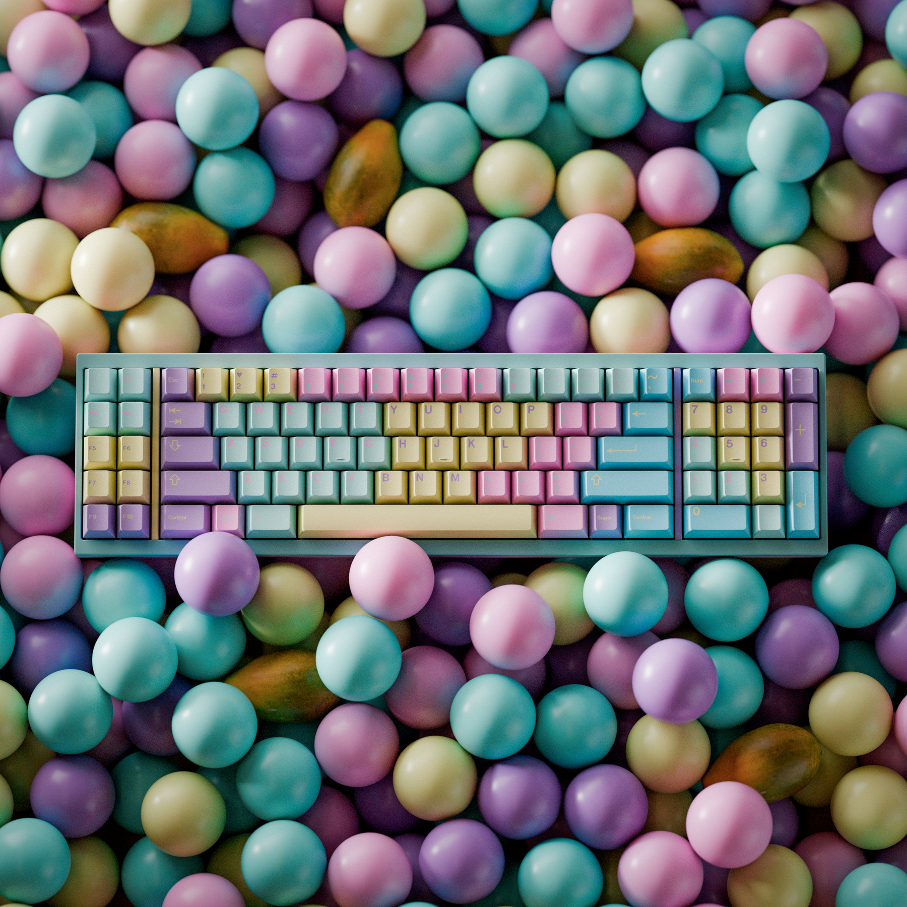 GMK DivinaPapaya Keycaps (Pre-Order)