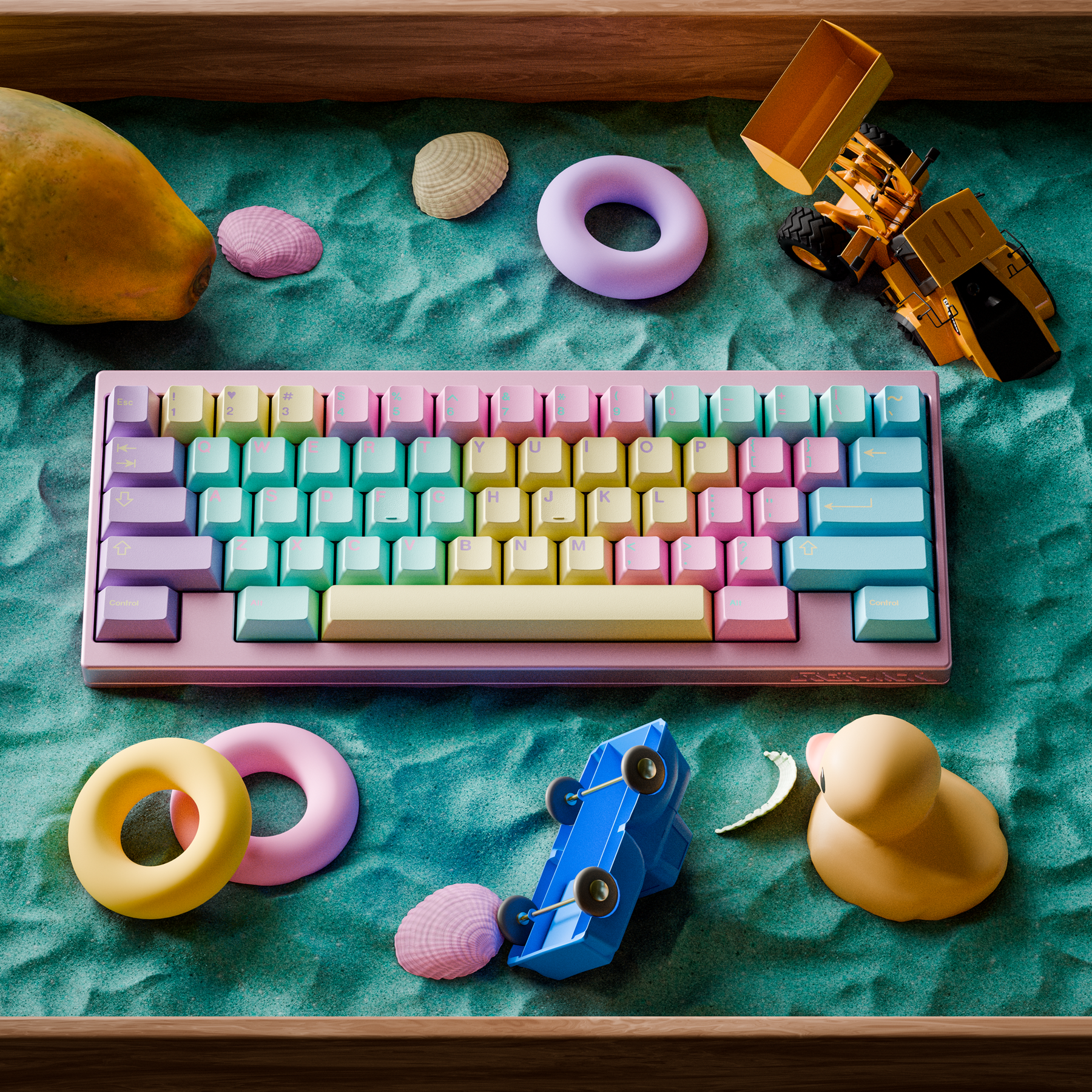 GMK DivinaPapaya Keycaps (Pre-Order)
